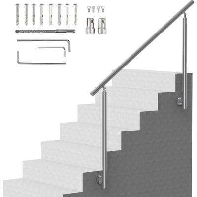 VEVOR Handläufe für Außentreppen,59 Zoll/150cm langes Treppengeländer-Set,Übergangsgeländer aus Image