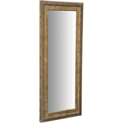 Spiegel Wandspiegel und vertikale/horizontale Hängespiegel L35xPR4xH82 cm antiksilberfarben Image