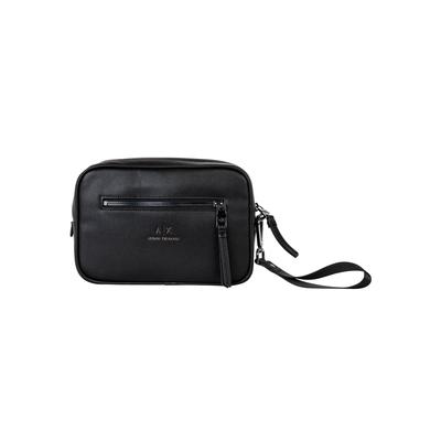 Kosmetiktasche ARMANI EXCHANGE "Kulturbeutel BEAUTY CASE", Damen, schwarz, Kunstfaser, Taschen