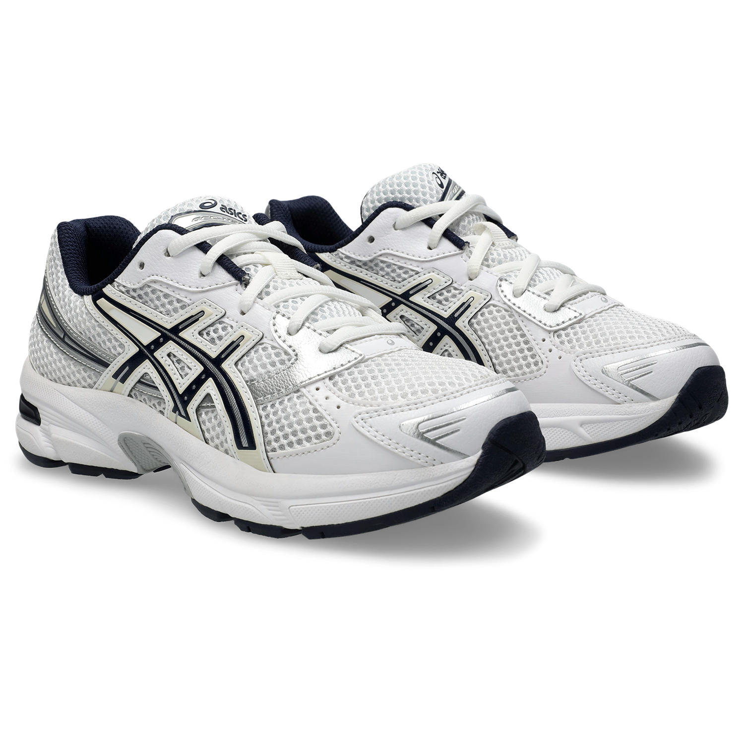 Sneaker ASICS SPORTSTYLE "GEL-1130 GS", Gr. 35,5, weiß (weiß, midnight), Synthetik, Textil, mehrfarbig, Sportlich, Schuhe, Topseller Image