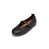Ballerina MARC O'POLO "aus edlem Rindleder", Damen, Gr. 40, schwarz, Obermaterial: 100% Leder (Rind), unifarben, Schuhe