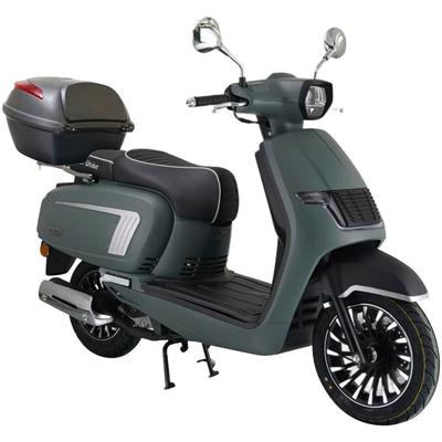 Motorroller GT UNION "Venis 25 (mit/ohne Topcase)", grün (grün metallic matt), Motorroller & Mofas, mit Topcase, 25 km/h