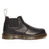 Chelseaboots DR. MARTENS "2976 LO", Damen, Gr. 40, schwarz, Leder, klassisch, Schuhe, Chukka, Boots, Schlupfstiefel mit Stretcheinsatz