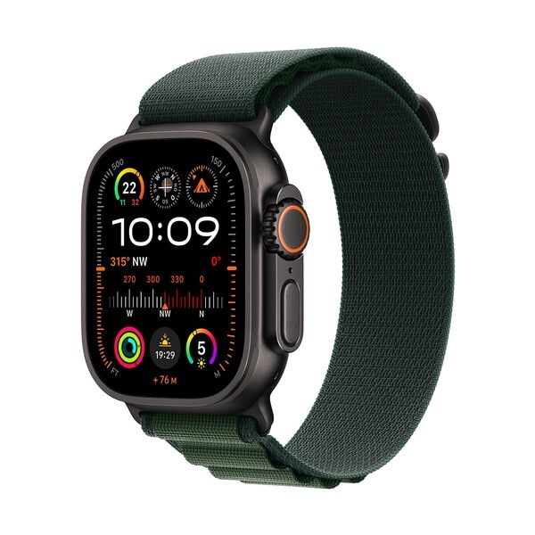 Apple Smartwatch Apple Watch Ultra 2 49 mm M (GPS + Cellular) Alpine Loop Medium grün Image