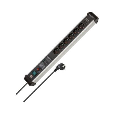 Brennenstuhl 6-fach Steckdosenleiste »Premium-Protect-Line« mit USB-C PD schwarz, 7.5x61.5x9.5 cm