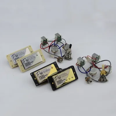 1 Set Original Genuine Epi Standard PRO Electric Guitar Alnico Humbucker Pickup Nickel / Gold