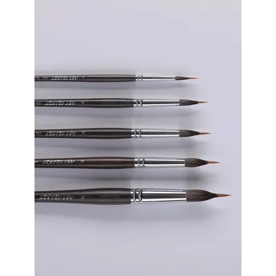 Artsecret 2108 Two Layer Liner Art Acrylic Paints Brush Squirrel Hair Mix Nylon Carbonized Drawing