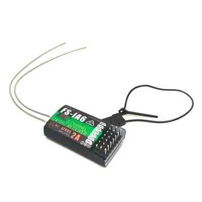 FlySky FS-iA6 2.4G 6CH AFHDS Receiver W/ Antenna For FS-i10 FS-i6 GT2E GT2F GT2G Transmitter For RC