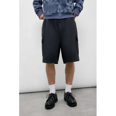 BDG Black Ripstop Cargo Shorts - Black XS at Urban Outfitters