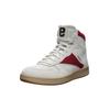 Sneaker ETHLETIC "Carl", Gr. 37, weiß (chalk weiß, accent rio rot), Obermaterial: 100% Polyurethan; Futter: 100% Baumwolle; Decksohle: 100% Baumwolle; Sohle: 100% Naturkautschuk, Schuhe, recycled Produkt