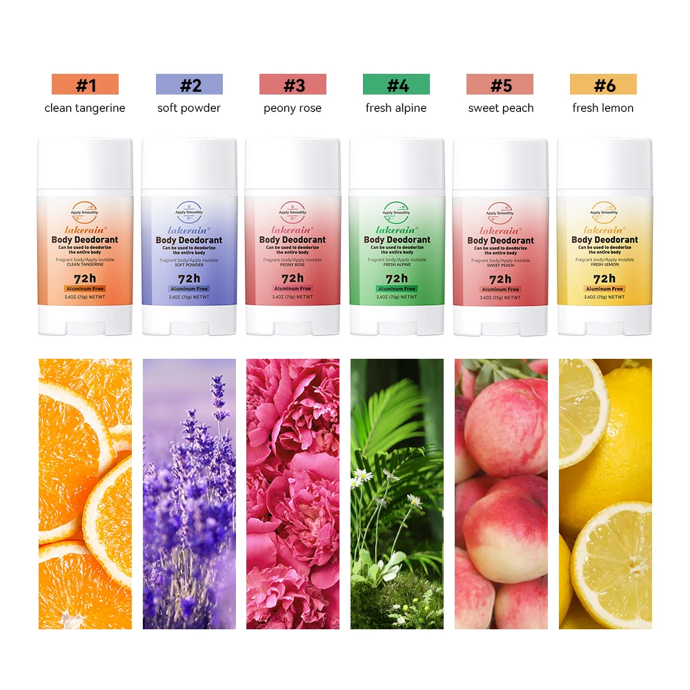 Neue Ganzkörper Deodorant unsichtbare Creme Stick 72 Stunden Geruchs kontrolle Aluminium frei Backpulver frei Hautpflege Image