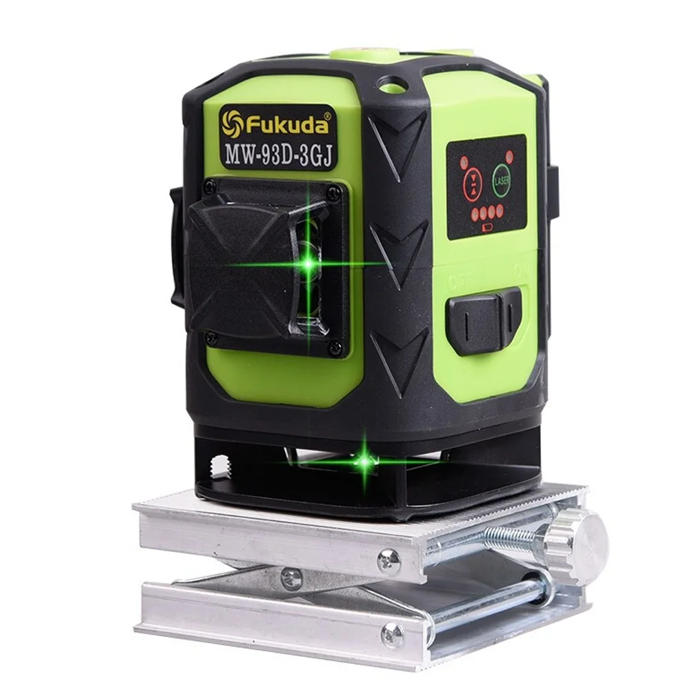 Neues Fukuda Professional 16 Line 4D-Laser-Nivelliergerät mit Japan Sharp 515NM Beam 360 vertikales und horizontales selbstnivellierendes Kreuz Image