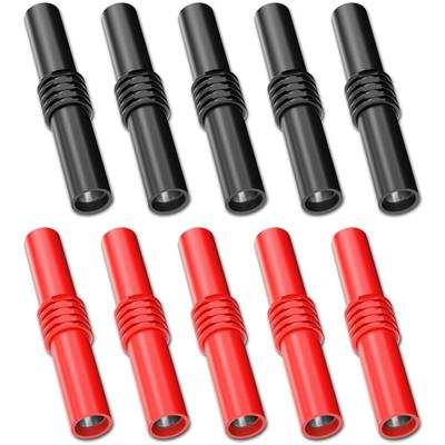 Dolaso - 4 mm isolierter Bananenstecker-Kupplungsadapter (Buchse auf Buchse) für elektrische Image