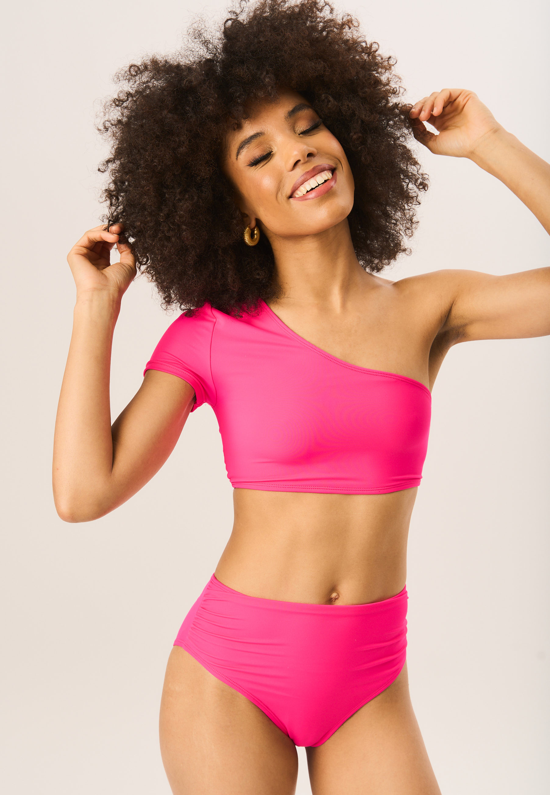 One-Shoulder-Bikinioberteil Image