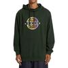 Hoodie DC SHOES "Core", Herren, Gr. L, grün (mountain view), 55% Baumwolle, 25% Baumwolle, 20% Polyester, Sweatshirts