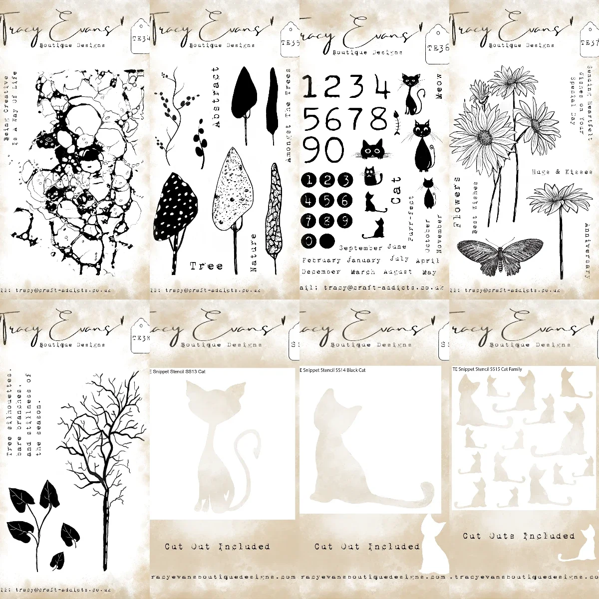 Silhouettes Flower Power 2025 New Stamps Dies Scrapbook Diary Decoration Stencil Embossing Template DIY Greeting Card Handmade