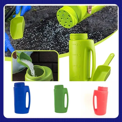 Adjustable Handheld Manual Fertilizer Pot Ice And Snow Seed Spreader Grass Seed Corn Peanut Spreader