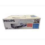 Restored Philips DVP3050V DVD/VCR Combo Player w/ Original Remote Box Manual A/V Cables & HDMI Converter (Like New) (Refurbished)