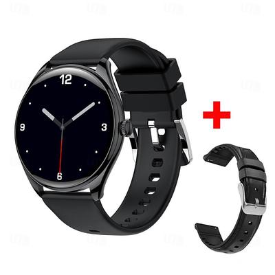 696 MT55 Smart Watch 1.43 inch Smartwatch Fitness Running Watch Bluetooth ECGPPG Pedometer Call Reminder Compatible with Android iOS Women Men Hands-Free Calls Message Reminder IP 67 46mm Watch Case