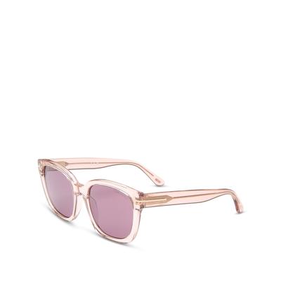 Tom Ford Square Sunglasses, 53mm - Pink/Violet