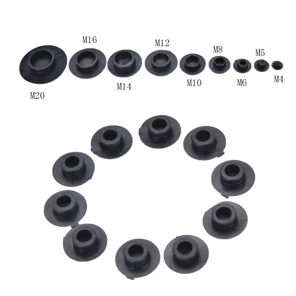 100 Stück m4/m5/m6/m8/m10 schwarze Innen sechs kant buchse Innen sechs kant schraube Mutter Sechs kantkopf abdeckung Kappens chutz Image