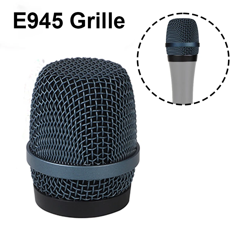 Ersatz-Mikrofongitter für E945-Kopf, Stahl-Mikrofonkopfteil, Ersatzzubehör