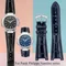 For Patek Philippe Head Cow Leather Bracelet Nautilus Series 5711/5712G Notched Sweatproof Watch
