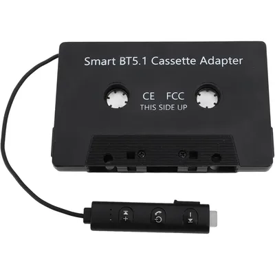 DC5V Bluetooth Cassette Adapter BT5.1 Universal Wireless Cassette Tape to Aux Adapter for Cars