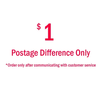 Postage difference only