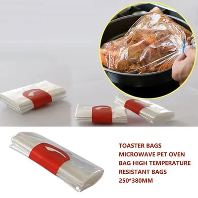 10pcs Heat Resistance Nylon-Blend Slow Cooker Liner Roasting Turkey Bag For Cooking Oven Bag Baking