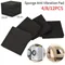 4/8/12Pcs Square Anti Vibration Pad Washing Machine Shock Pads Non-slip Sponge Mat Stand Refrigerator Furniture Protectors Mats