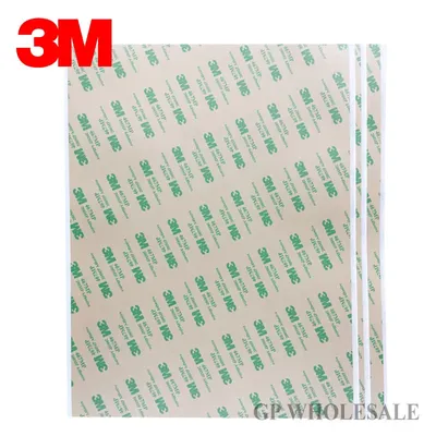 3M 467 467MP 200MP Double Adhesive Sticker, Super Thin 0.06mm Thick, (A4 Size 210x297mm)，for