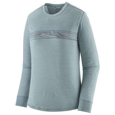 Patagonia - Women's L/S Cap Cool Merino Graphic Shirt - Merinoshirt Gr XS türkis/grau Image