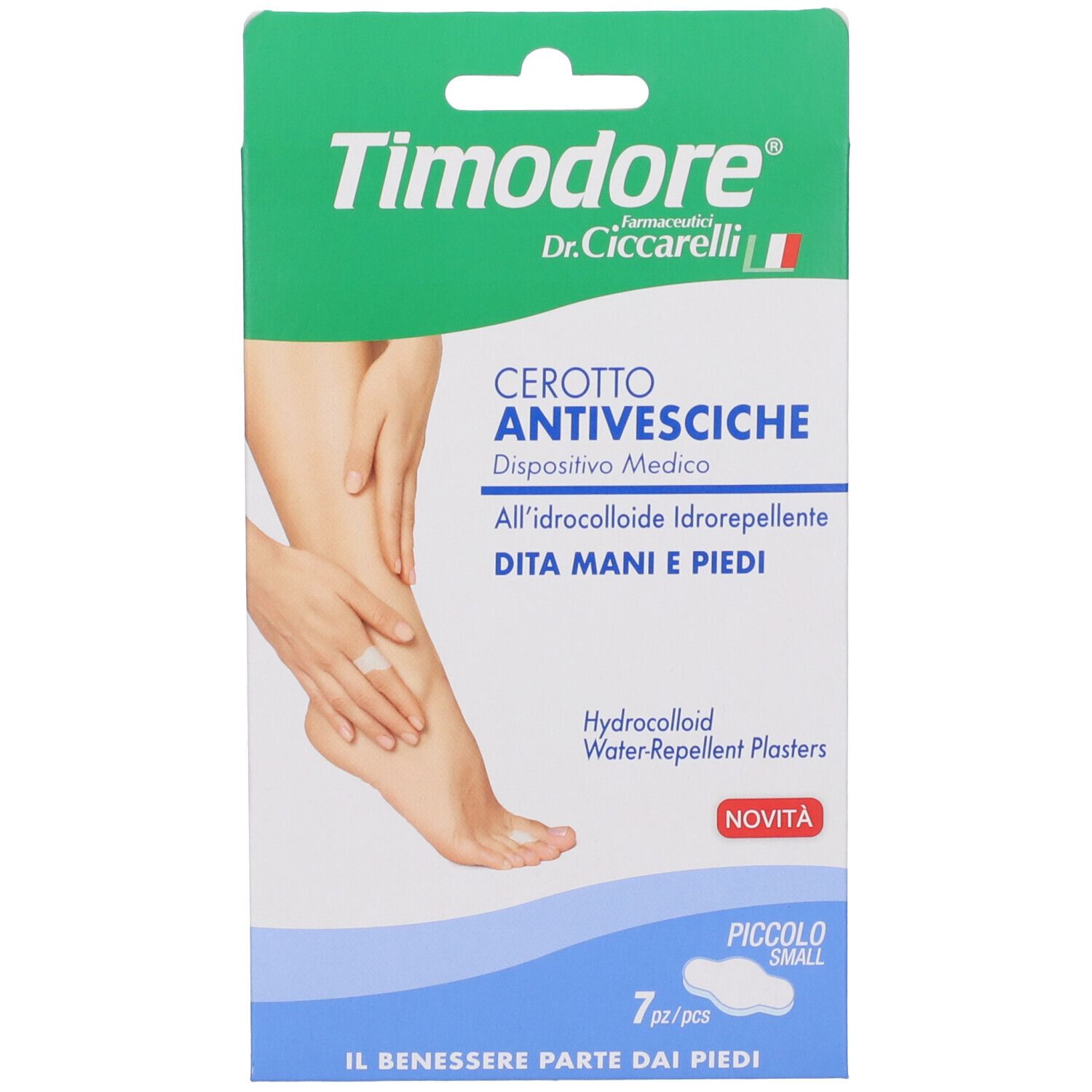 Timodore Cerotto Antivesciche Dita Mani e Piedi 7 pz