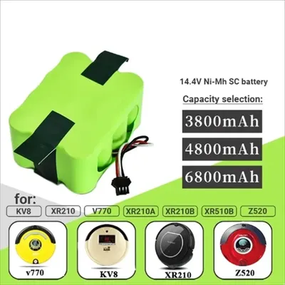 14,4 V Ni-MH SC Akku 5800 mAh für KV8 XR210 XR210A XR210B XR510B XR510C Staubsauger Kehrroboter Image