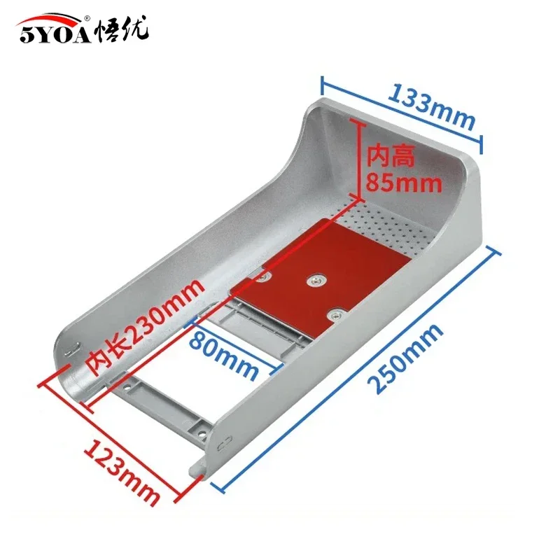 5YOA 7" Regenschutz Zoll Sonnenschale Wasserdichtes Gehäuse Regenschutz für Gesichtserkennung Zugangskontrollleser Maschinengerät Image
