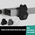 Protezioni murali Fermaporta Nuovo silicone Anti collisione Maniglia per porta Raccordi per mobili Tappetino di protezione anti-danno Porta gatto