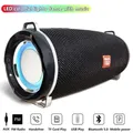 Luce LED Altoparlante Bluetooth portatile Radio esterna Sistema audio Amplificatore Colonna wireless Sistema audio HiFi Soundbox Subwoofer home theater Soundbar caixa de som FM TF U Disk
