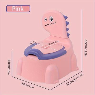 TEMU 1pc Potty Chair, Dinosaur Potty, Cute Potty Training Seat, Potty Training Toilet, Christmas Halloween Thanksgiving Day Easter New Year's Gift