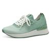 Slip-On Sneaker TAMARIS, Damen, Gr. 36, grün (mint), Textil, sportlich, Schuhe, Freizeitschuh, Halbschuh, Slipper mit dezentem Farbverlauf