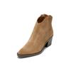 Stiefel MARC O'POLO "mit Innenzipper", Damen, Gr. 41, braun (mid braun), Obermaterial: 100% Leder (Rind), unifarben, Schuhe