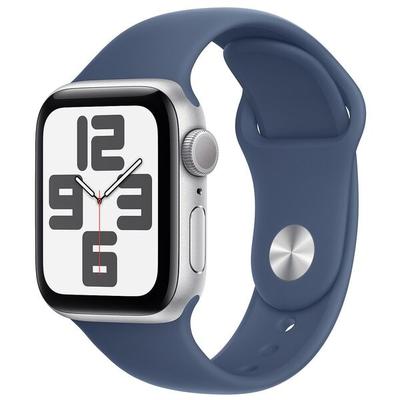 Apple Smartwatch Apple Watch SE 40 mm Aluminium Silber (GPS) Sportarmband S/M Image