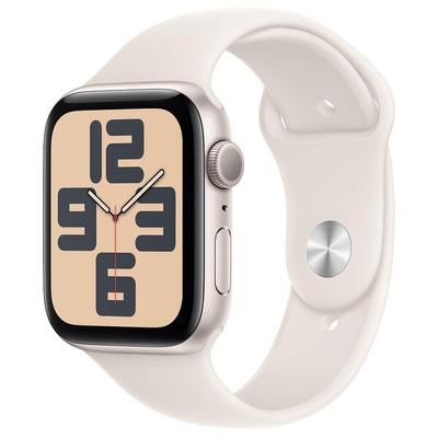 Apple Smartwatch Apple Watch SE 44 mm Aluminium Polarstern (GPS) Sportarmband M/L grün