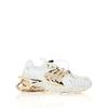 Sneaker PLEIN SPORT "The Thunder Stroke Gen.x.02.", Gr. 44, Normalschaft, 0116, weiß, gold, Schuhe