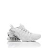 Sneaker PLEIN SPORT "Tiger Attack//Gen.x.04", Gr. 45, Normalschaft, 0191, weiß, nickel, Schuhe