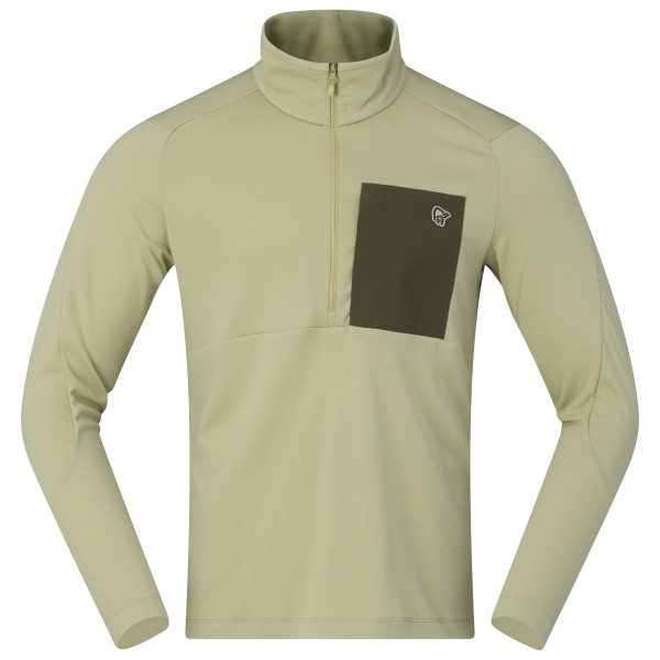 Norrøna - Femund Warm1 Half-Zip - Fleecepullover Gr M oliv/beige