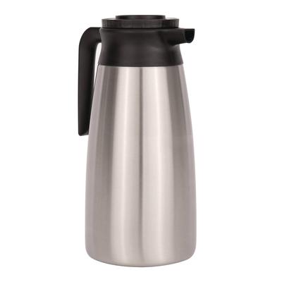 BUNN 1.9 Liter Thermal Pitcher, Stainless Steel/Black (BUNVACPIT19)