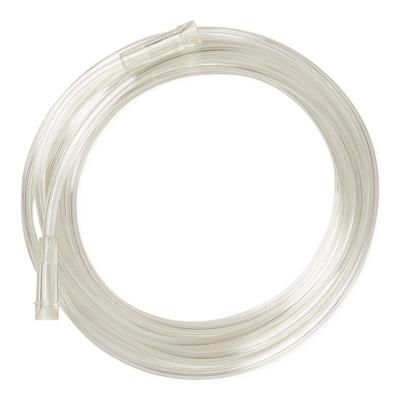Medline Clear Crush-Resistant Oxygen Tubing, 50', Standard Connector, 10/CS (HCS455010)