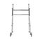 Medline Adult Folding Paddle Walker, 5" Wheels, 4/CS (MDS86410P5)
