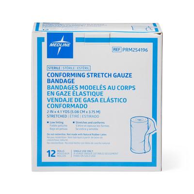 Medline Medline Sterile Conforming Stretch Gauze Bandages, 96/CS (PRM254196)